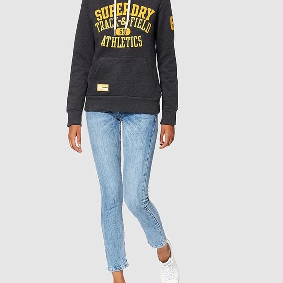 SUPERDRY Women's hooded sweatshirt, Vintage #65, Pull On | M=10 - Picture 3 of 16